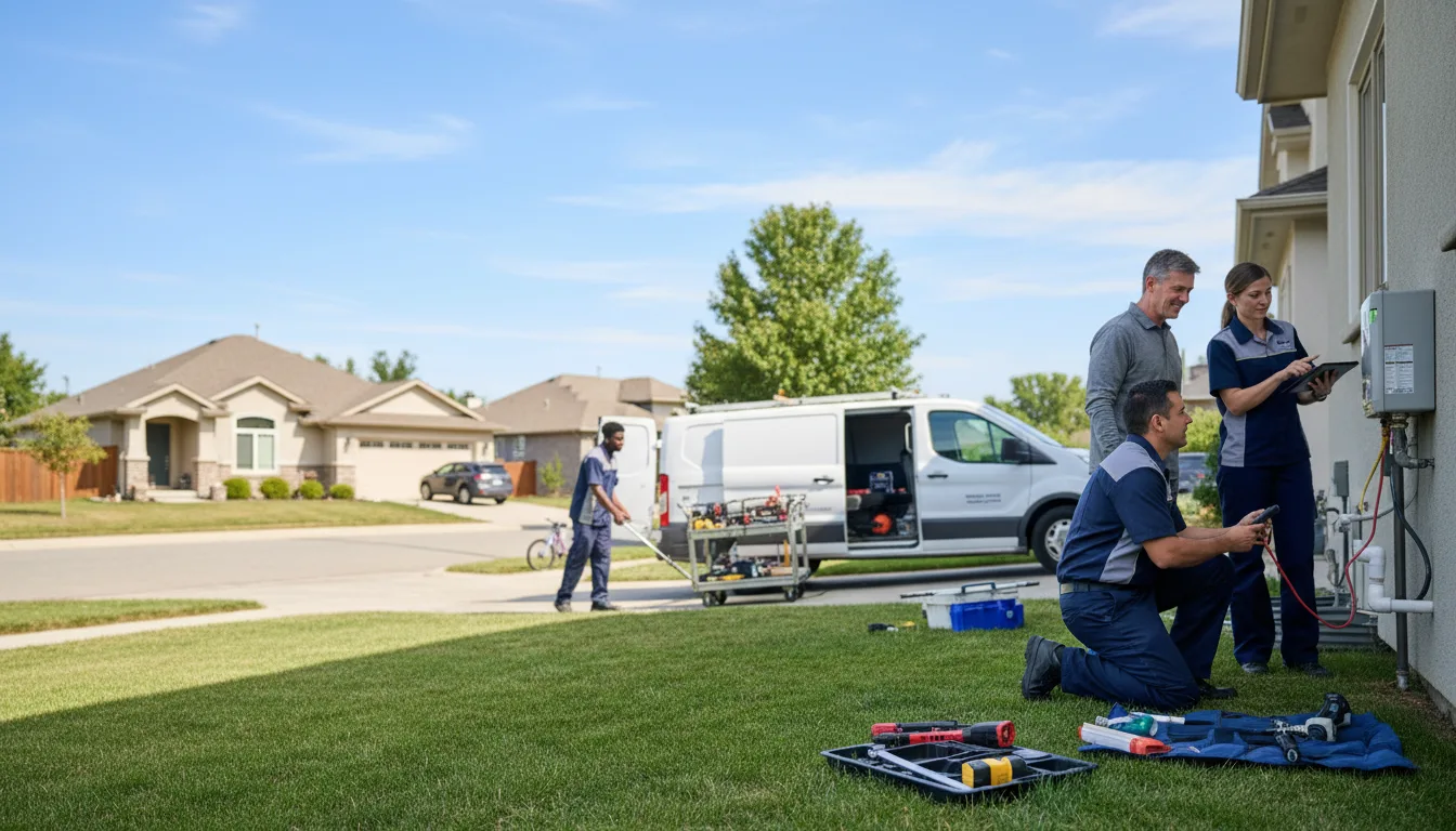Tankless water heater service in Burton, TX